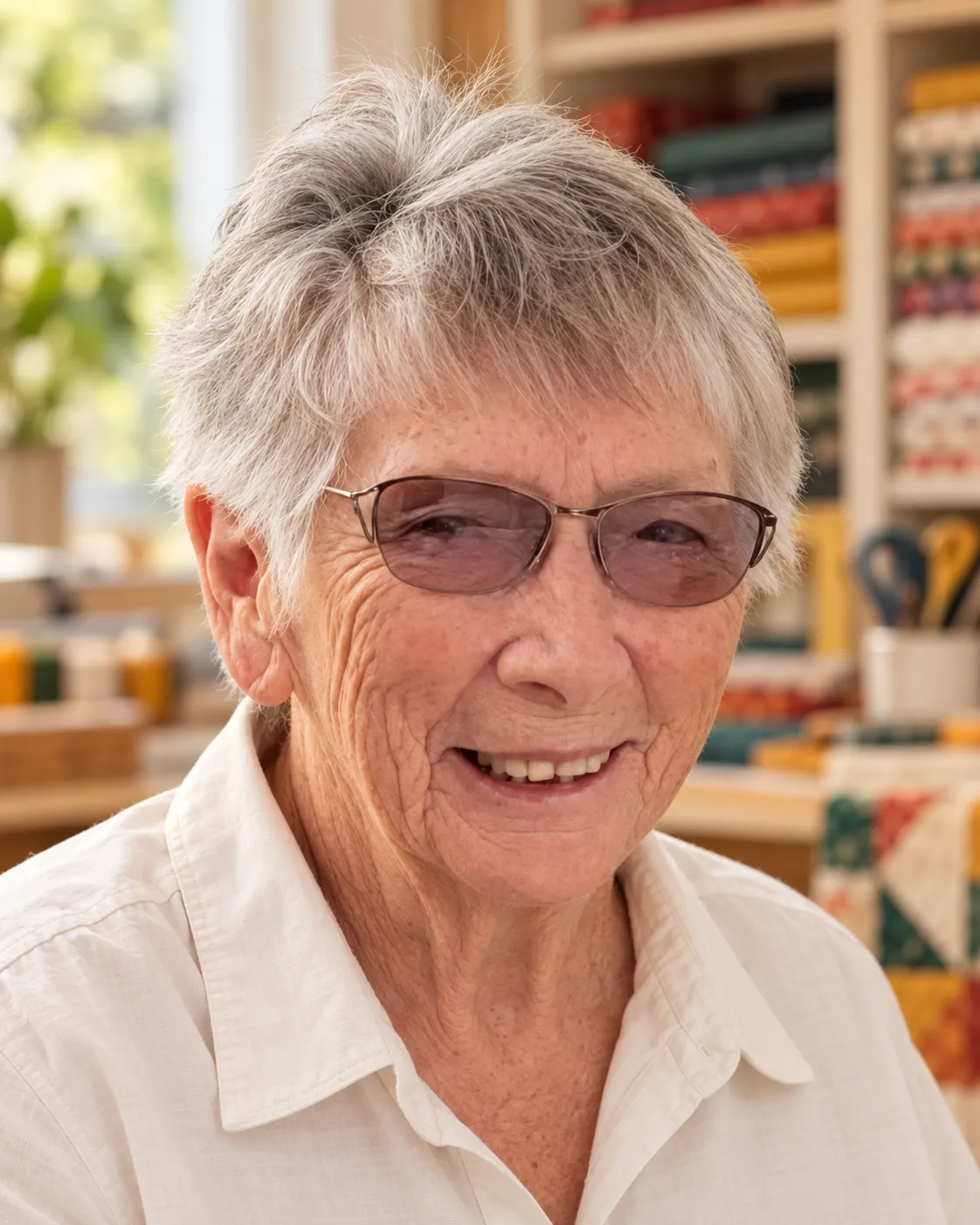 Brenda Dean, author and bag designer