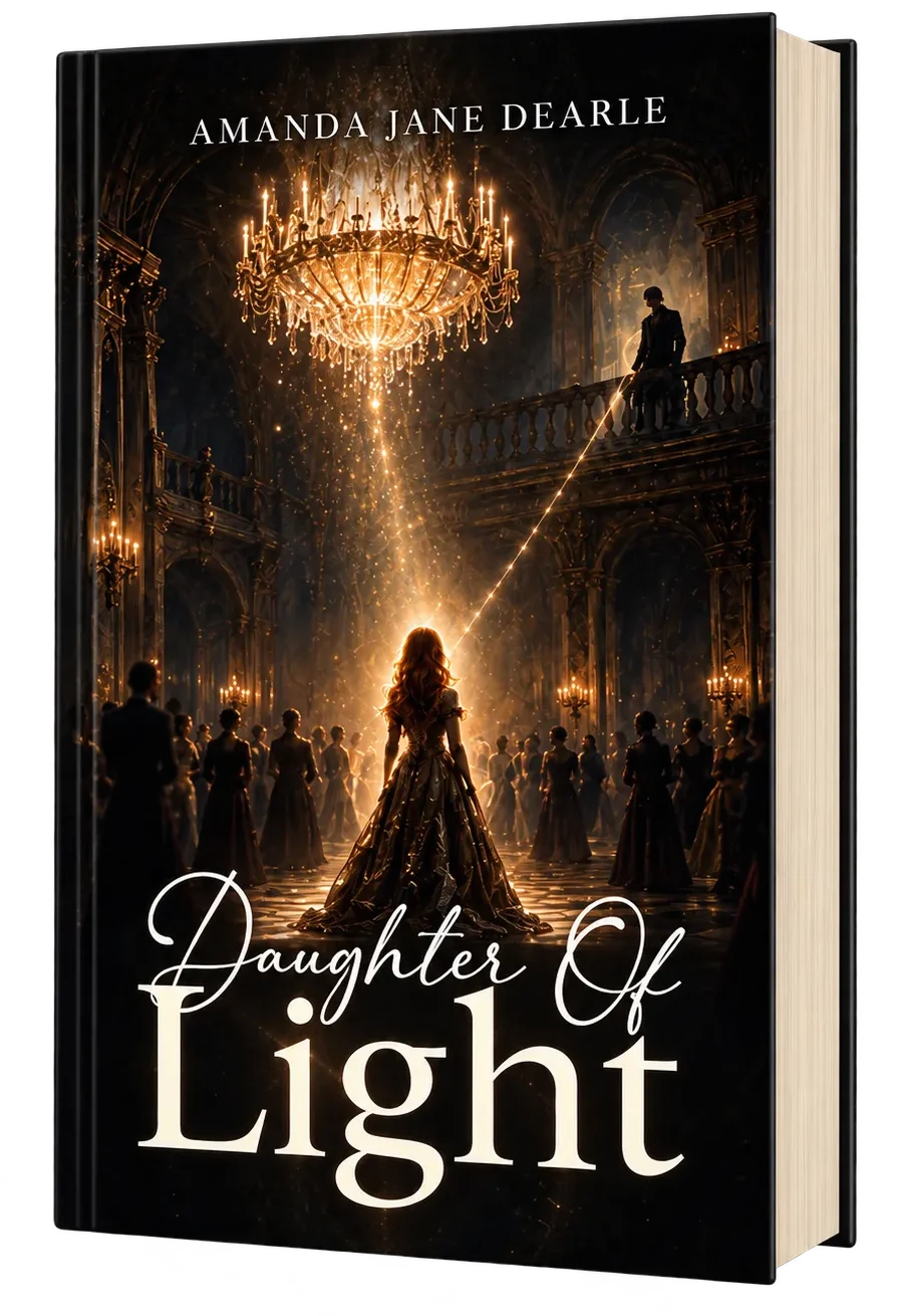 Hardcover copy of Daughter of Light by Amanda Jane Dearle