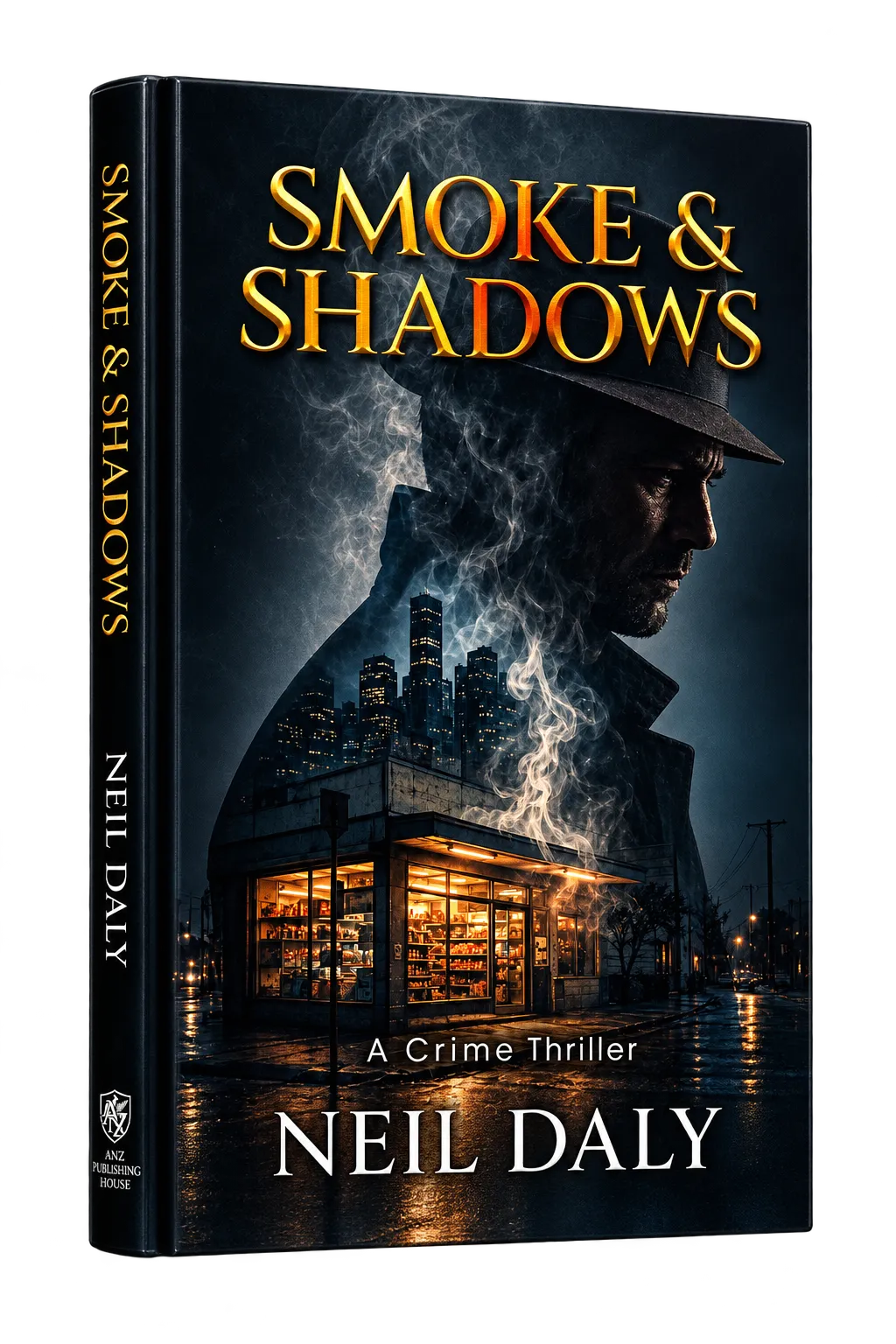Smoke & Shadows by Neil Daly, book cover